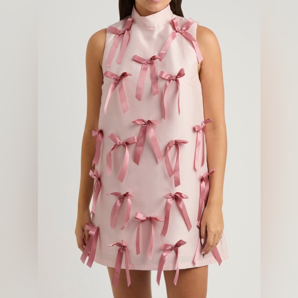 Sister Jane Pink Bow Dress